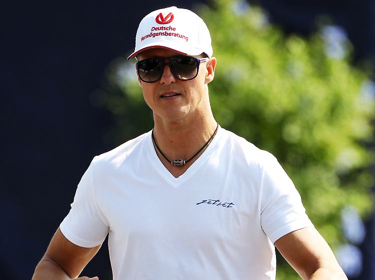 Schumacher nimmt den Beginn der "silly season" locker. Er lässt sich nicht unter Druck setzen.