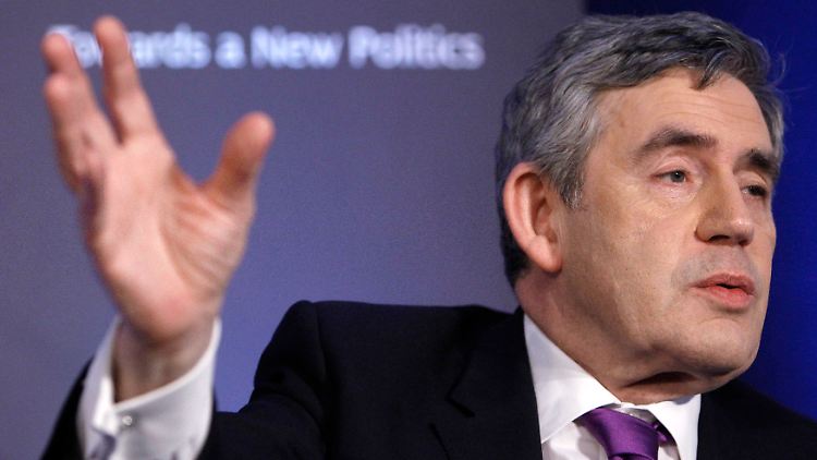 Bislang galt das Rennen für Gordon Brown als aussichtslos.