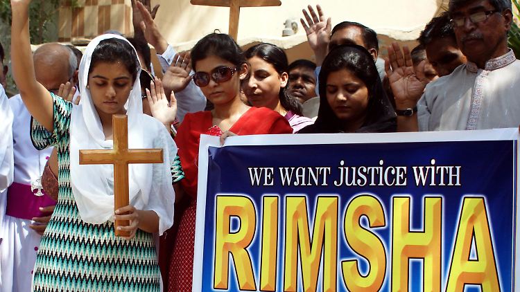 Die christliche Gemeinde in Pakistan hatte sich für Rimsha eingesetzt.