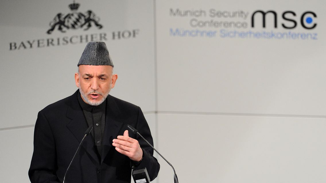 Karsai bei seiner Rede in München.