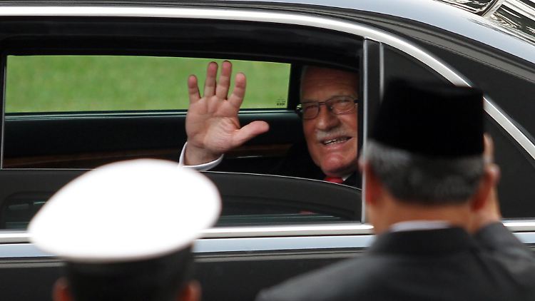 Marktwirtschaftliche Unbeirrbarkeit: der tschechische Präsident Václav Klaus.