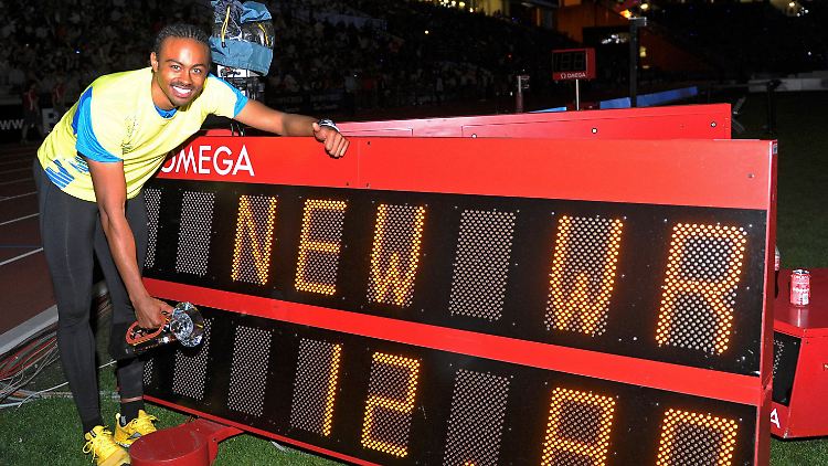 Fabelhafter Aries Merritt: Er pulverisierte in Brüssel den Weltrekord über 110 Meter Hürden.