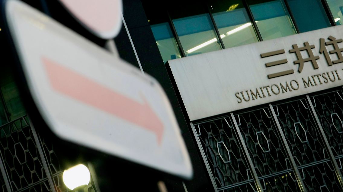 Nettogewinn so hoch wie seit zwei Jahren nicht: Sumitomo Mitsui Financial.