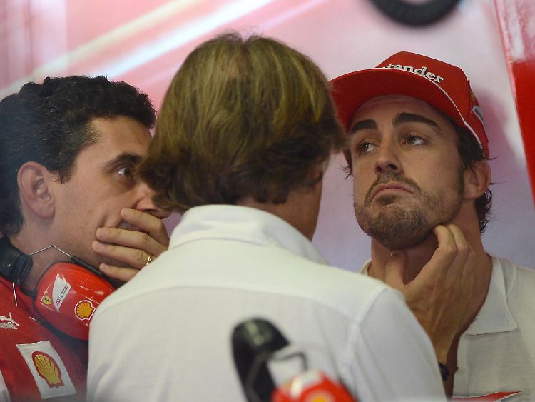 Abgehängt: WM-Spitzenreiter Fernando Alonso geht mit geringen Siegchancen in sein Heimrennen.