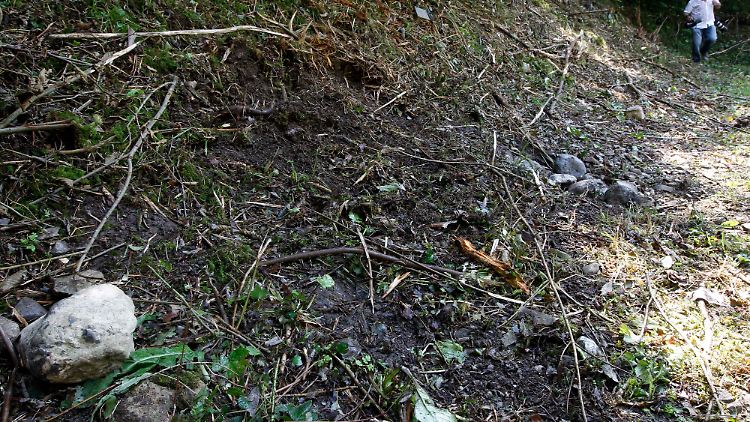 Etwa 25 Patronenhülsen wurden am Tatort gefunden.