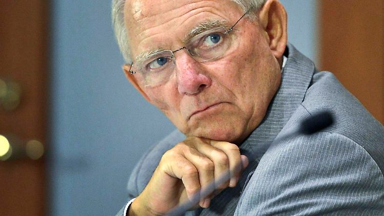 Wolfgang Schäuble tut, was er kann, und verbreitet Zuversicht.