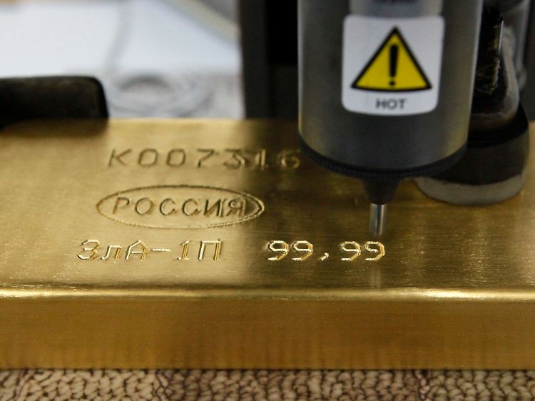 Der Stoff, aus dem die Träume von Stabilität und Werterhalt sind: Gold, hier aus dem Boden Sibiriens.