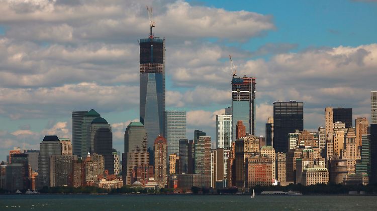 Die Südspitze Manhattans am Vorabend des elften Jahrestags.