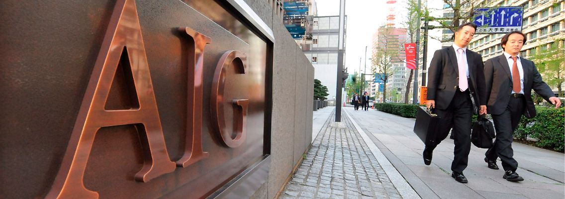 AIG stand 2008 vor dem Zusammenbruch.
