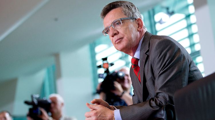 De Maizière: Haben nicht auf Unterlagen hingewiesen.