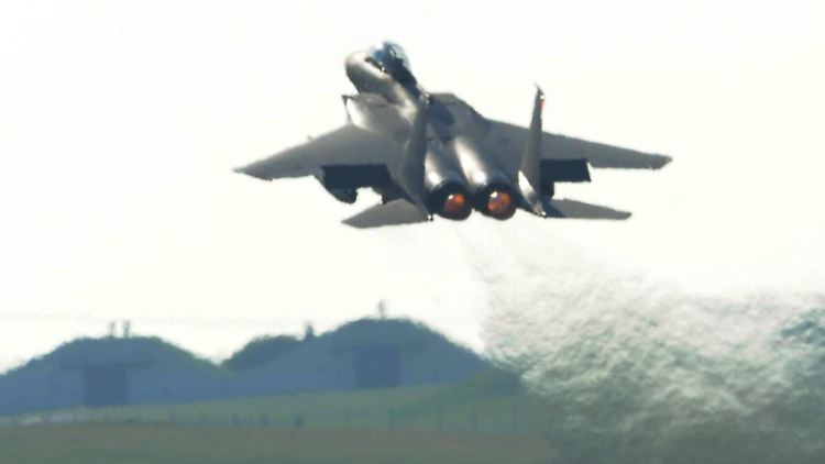 Boeing F-15: ein direkter Konkurrent von Tornado (BAE) und Eurofighter.