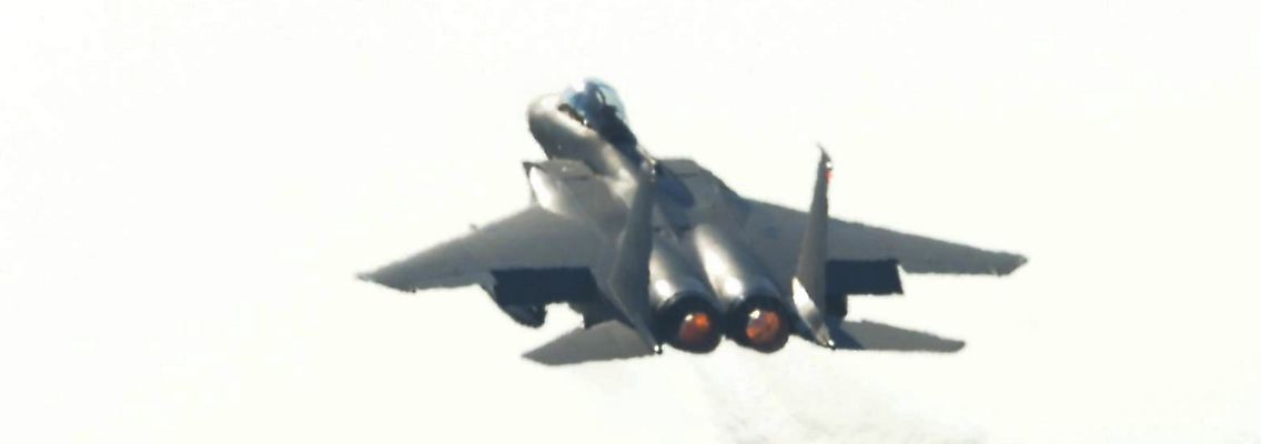 Boeing F-15: ein direkter Konkurrent von Tornado (BAE) und Eurofighter.