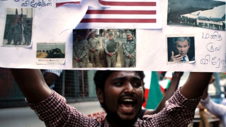 Bis nach Indien haben sich die Proteste ausgeweitet. 