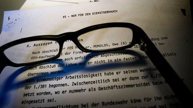 Ausschnitt aus einem MAD-Protokoll zu Uwe Mundlos.