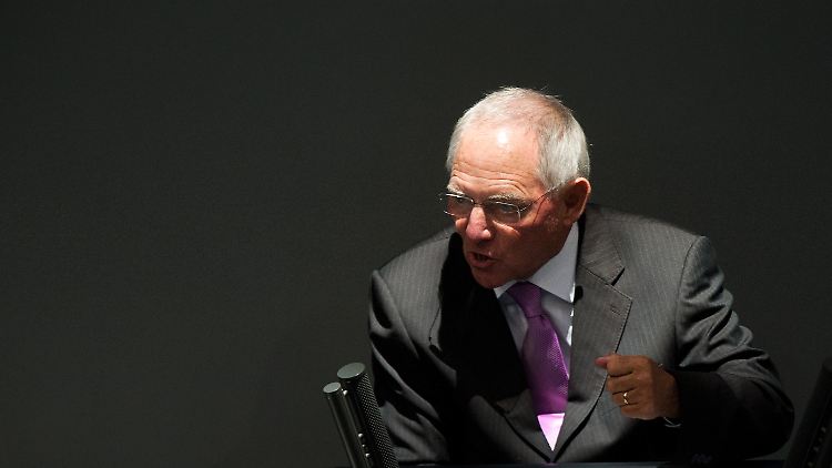 Wolfgang Schäuble erläutert auch die Grenzen für EZB.