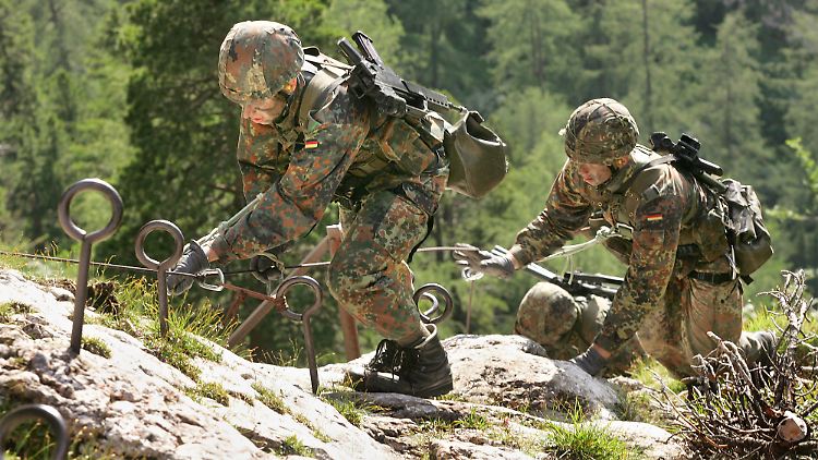 "Das Gefühl einer Elite": Gebirgsjäger im Übungseinsatz.