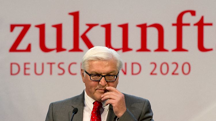 Frank-Walter Steinmeier bei seiner Rede auf dem SPD-Zukunftskongress.