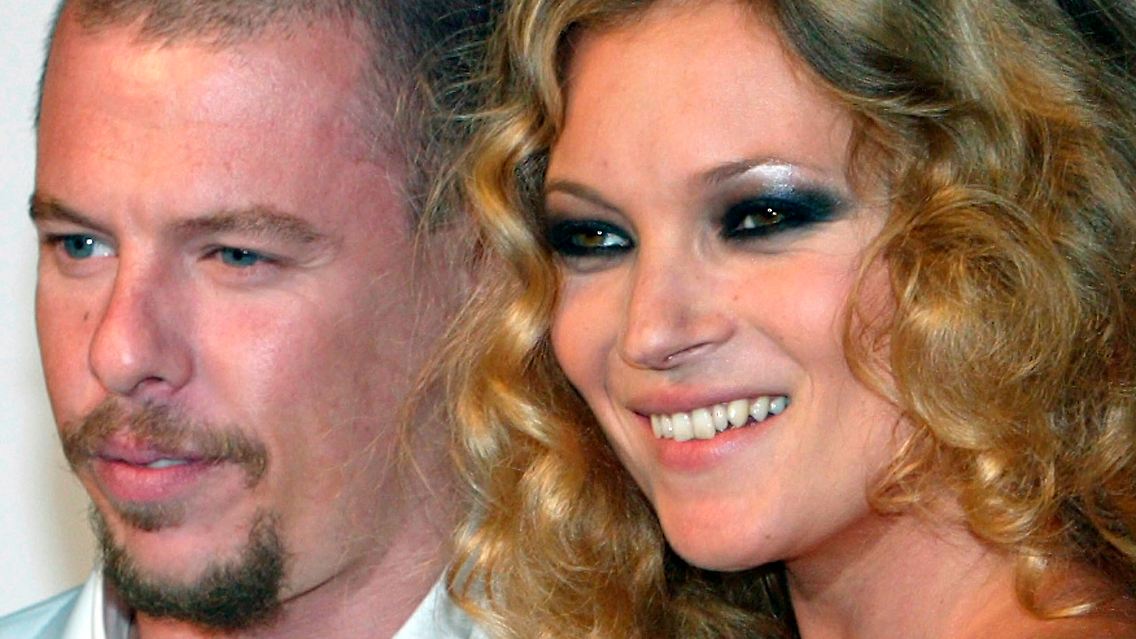 Mochten sich sehr: McQueen und Kate Moss.