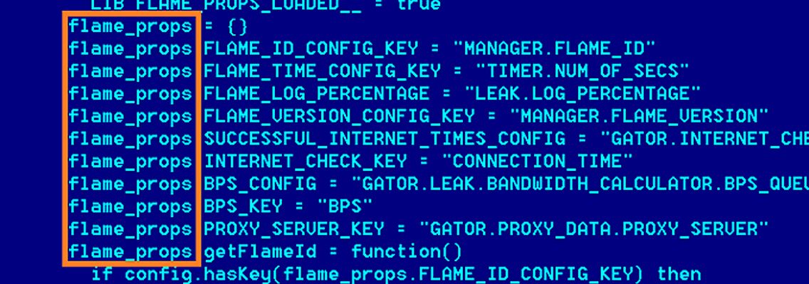 Ein Ausschnitt aus dem von Kaspersky entdeckten Flame-Quellcode.