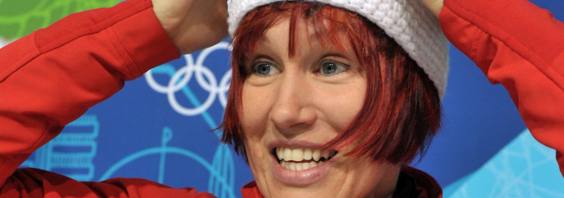 Heiß auf Medaillen: Kati Wilhelm.
