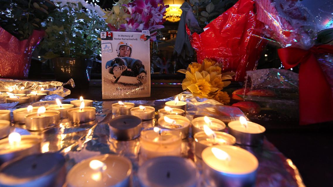 Nodar Kumaritaschwili wurde 21 Jahre alt.