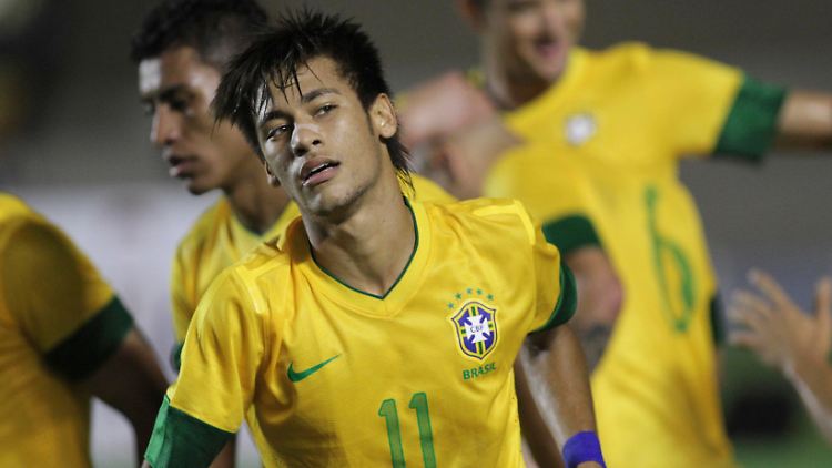 Siegtreffer in einem schwachen Spiel: Brasiliens Neymar.