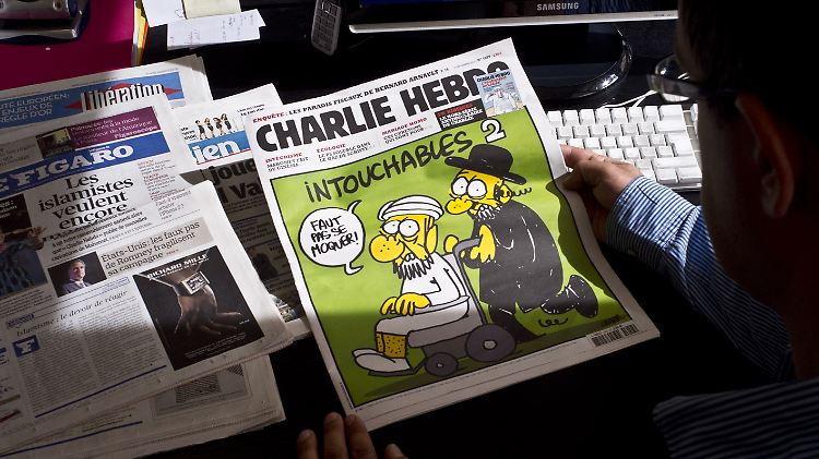 Der Titel von "Charlie Hebdo" ist dem Film "Intouchables" nachempfunden, zu Deutsch: "Ziemlich beste Freunde".