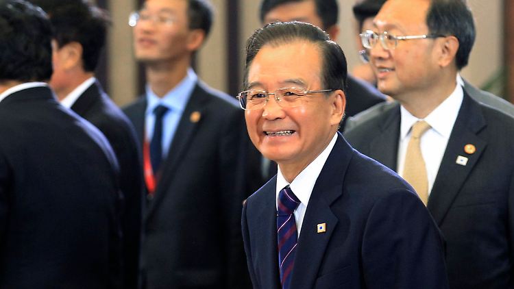 Wen Jiabao wollte bei seiner Rede keine Journalisten zulassen.