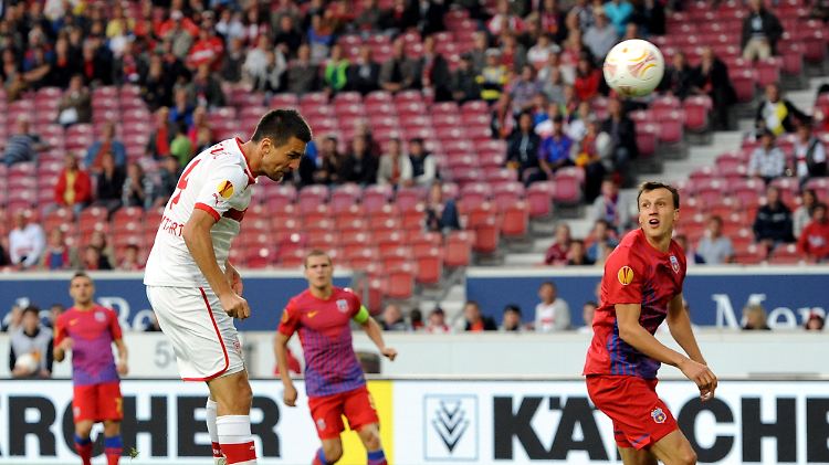 Vedad Ibisevic erzielte die Führung für Stuttgart.