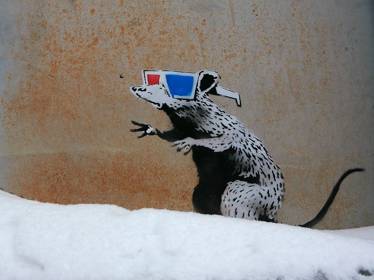 Nicht nur Banksys Graffiti, auch seine Schmuggelaktionen sind legendär.