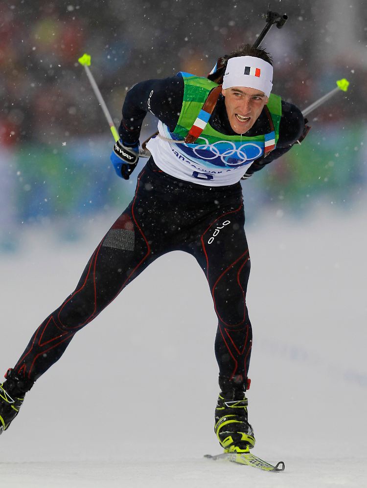 Vincent Jay war in der Wetterlotterie zum Auftakt der Biathlon-Wettbewerbe der Glücklichste.