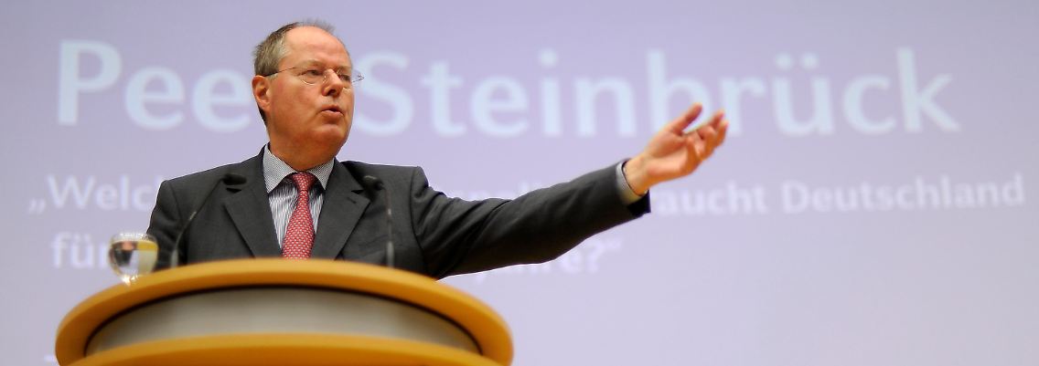 Peer Steinbrück soll die meisten Chancen gegen Merkel haben, heißt es.