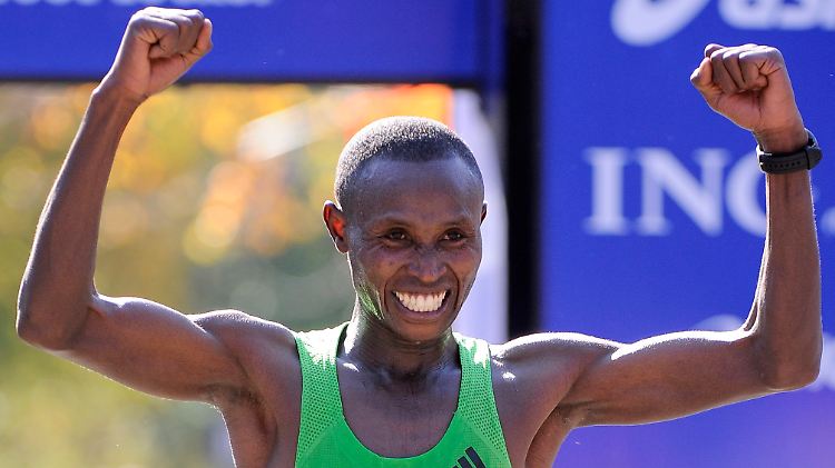 Er hat es drauf: Geoffrey Mutai.