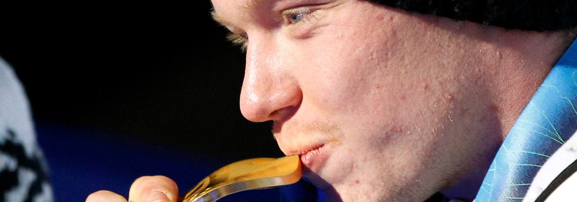 Goldkuss: Felix Loch.