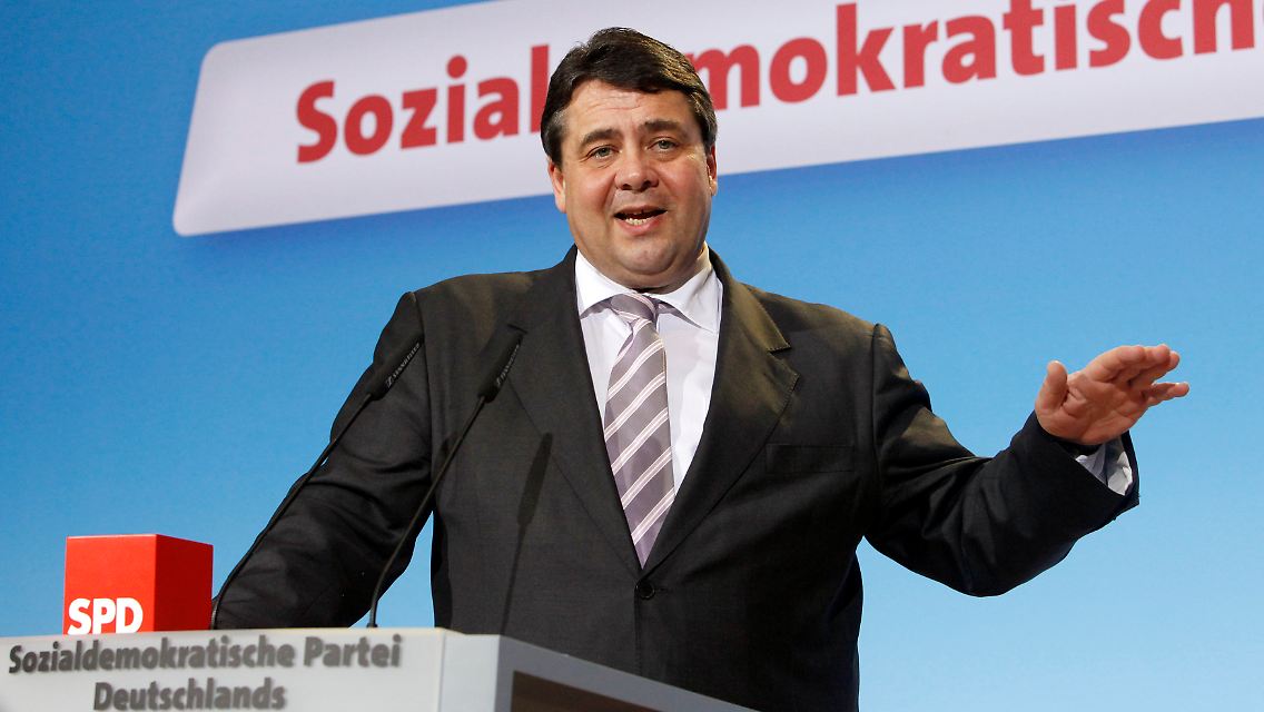SPD-Chef Gabriel fordert von Merkel und Westerwelle konkrete Vorschläge im Streit um Hartz IV.