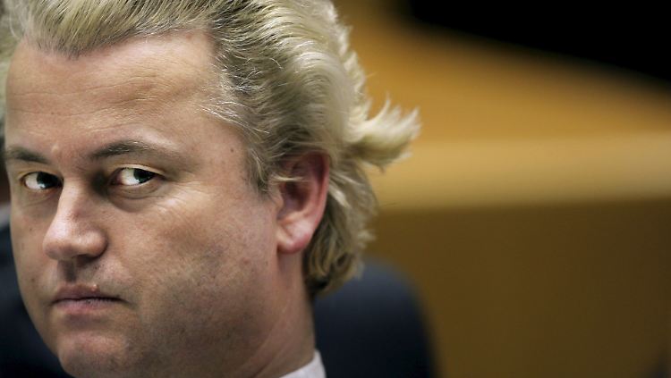 Geert Wilders ist Chef und einziges Mitglied der Partei für die Freiheit (PVV).