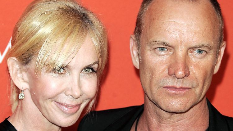 Trudy Styler und Sting - ein altes Ehepaar.