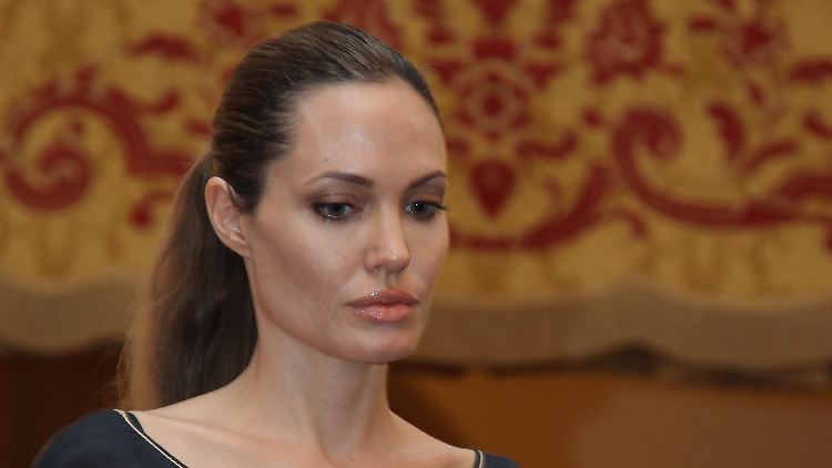 Jolie während ihres Besuchs in Ankara.