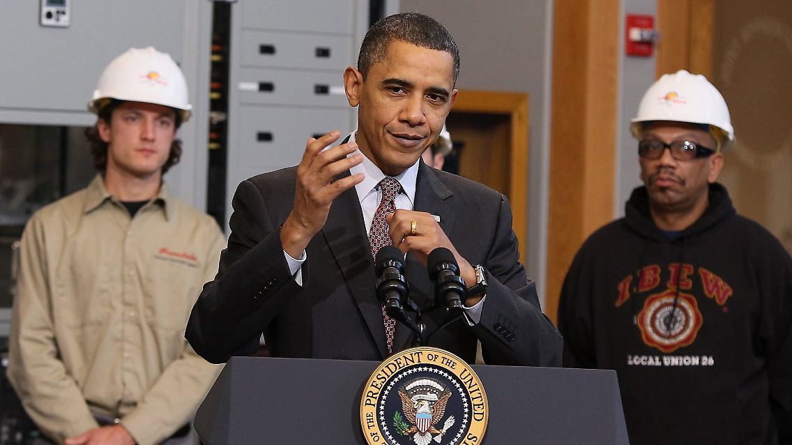 US-Präsident Obama will mit den Milliarden für die Atomkraft die Klimafront entschärfen.