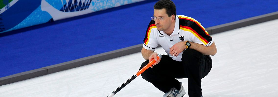 Erst ein Sieg, dann die Niederlage: Andy Kapp und die deutschen Curler.