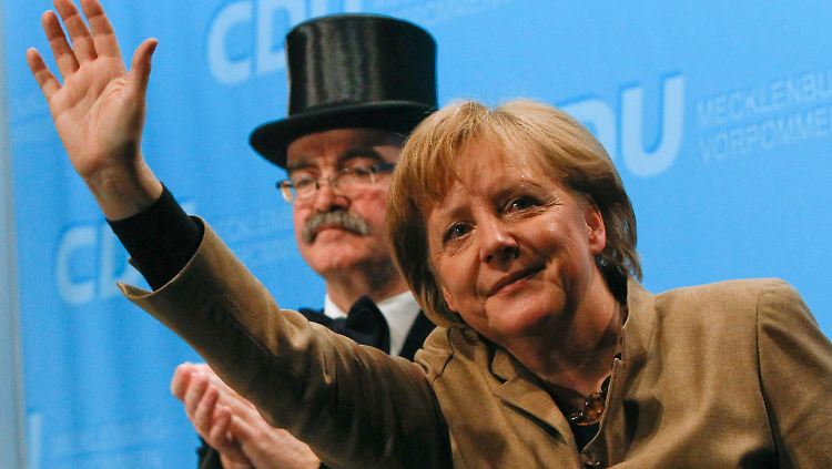 Die Kanzlerin erinnert sich voller Wehmut an die funktionierende Koalition mit der SPD.