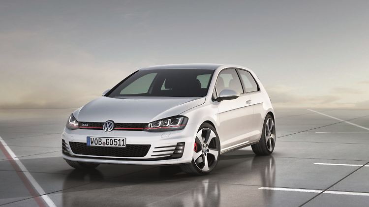 VW zeigt in paris eine Studie des neuen Golf.