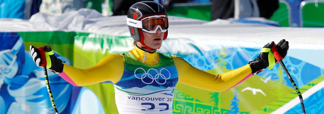 Keine Medaille, na ja: Maria Riesch.