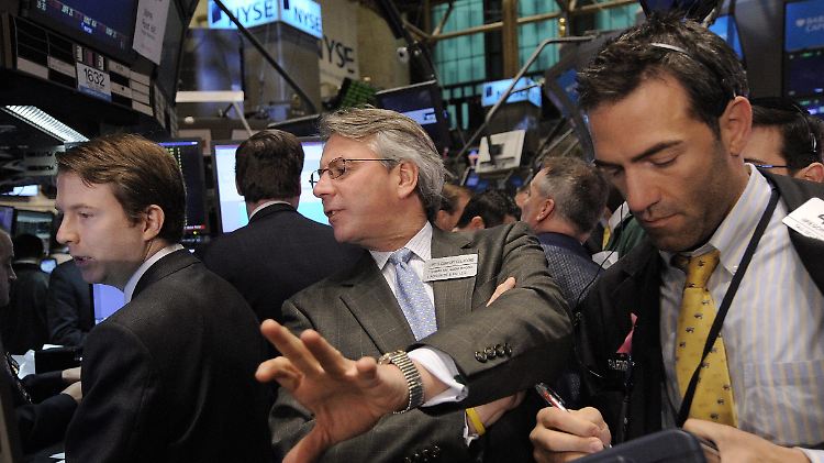 Hoch und runter: Wall Street kann sich nicht entscheiden.
