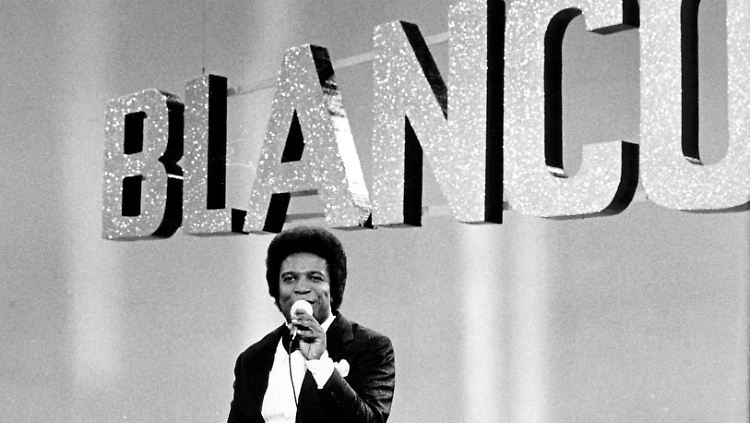 Ein Höhepunkt seiner Karriere: Roberto Blanco singt Mitte der 70er-Jahre in seiner eigenen Show im ZDF.