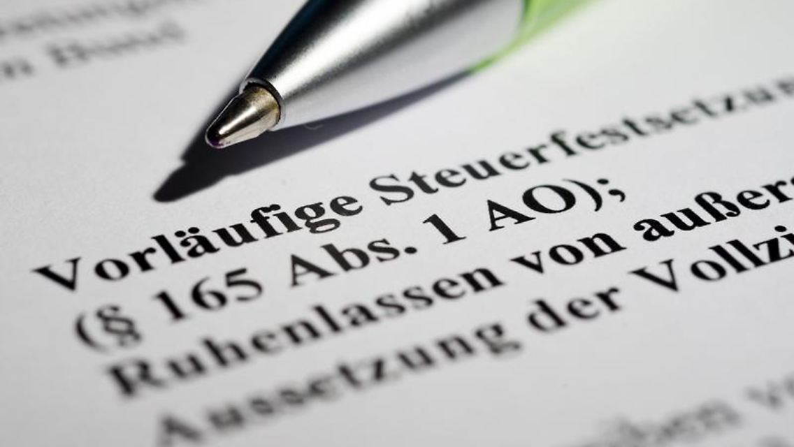 In vielen Punkten ergehen Steuerbescheide automatisch vorläufig - die Liste gibt das Bundesfinanzministerium heraus.