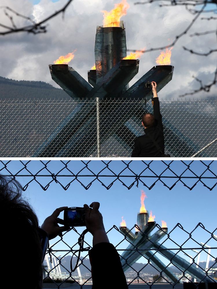 Die Diskussion um das olympische Feuer hinter einem Zaun reißt nicht ab.