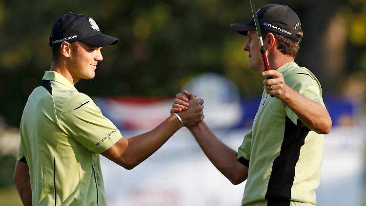 Wir hatten das Glück einfach nicht auf unserer Seite": Martin Kaymer, hier mit dem Kollegen Justin Rose.