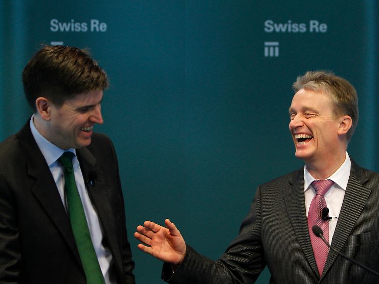 Den beiden Managern bereiten die Zahlen sichtlich Feude: CEO Stefan Lippe und CFO George Quinn.