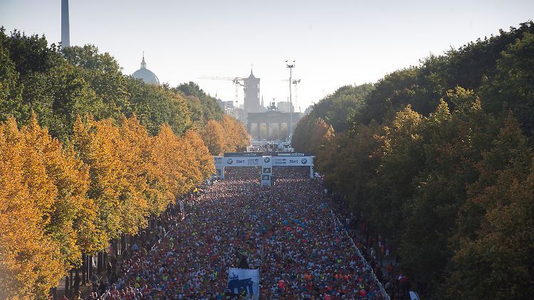 Rundkurs durch die Stadt: Der Berlin-Marathon.